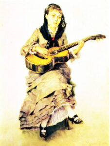 В.Суриков.Портрет С.А.Кропоткиной,сестры жены художника.1882