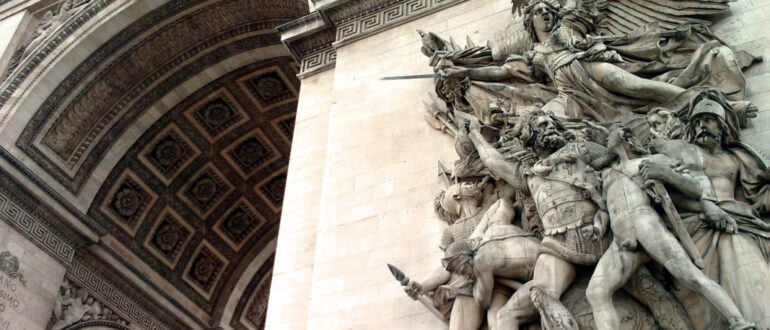 Франсуа Рюд.Выступление добровольцев в 1792 году (Марсельеза) на Триумфальной арке.1836-