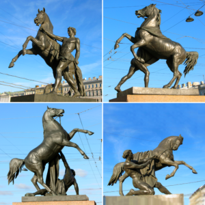 Петербург.П.Клодт.Укротители коней.1836-1850