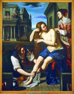 А.Джентилески.Купание Вирсавии. около 1636-1638