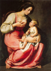 А.Джентилески.Мадонна с младенцем.1609-1610