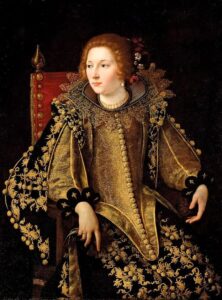 Портрет сидящей дамы (возможно сеньора Екатерина Савелли).около 1620