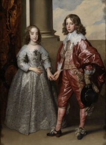 А.Ван Дейк. Портрет Марии Стюарт, дочери Карла I, и Вильгельма II, принца Оранского