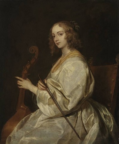 А.Ван Дейк. Портрет молодой женщины с виолончелью.1635-1640