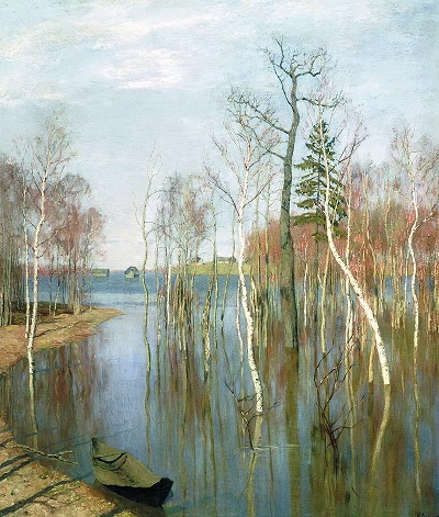 И.Левитан.Весна большая вода.1897