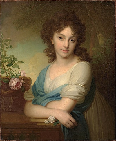 В.Л.Боровиковский.Портрет Е. А. Нарышкиной, 1799