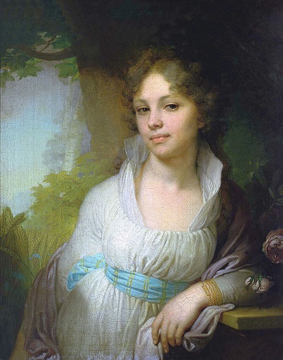 В.Л.Боровиковский.Портрет М. И. Лопухиной. 1797