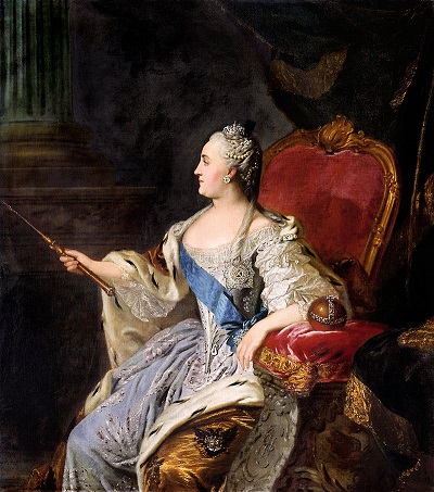 Ф.С.Рокотов.Коронационный портрет Екатерины II .1763