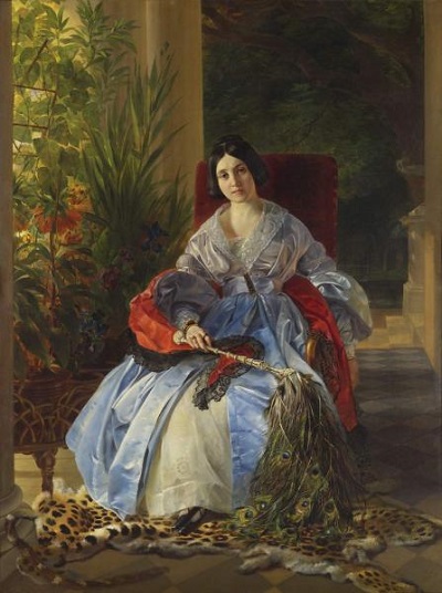 К.П.Брюллов.Портрет светлейшей княгини Е. П. Салтыковой.1841
