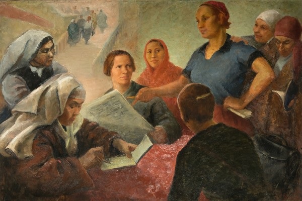 О.Д.Яновская.Делегатки VI съезда.1932