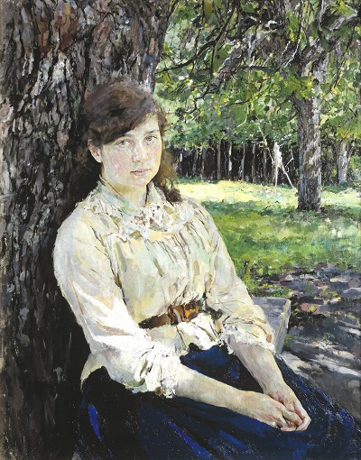 В.А.Серов. Девушка, освещенная солнцем. 1888