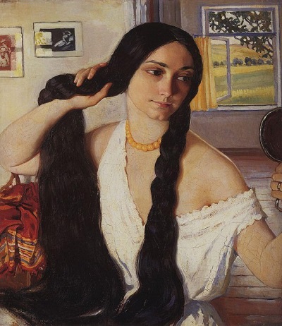 З.Е.Серебрякова.Портрет О. К. Лансере.1910